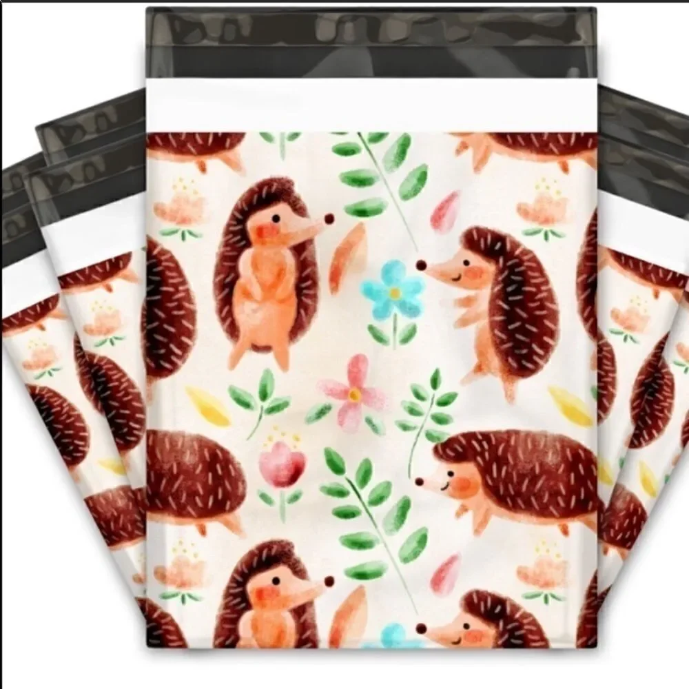Poly Mailers MIX SPRING 10x13 35 pieces 35 sticker